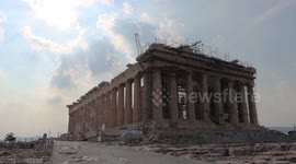 Acropolis in Athens deserted despite country reopening to tourists
