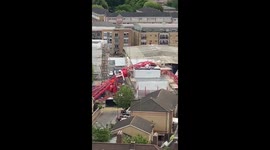 'It was like a bomb going off!' One dead as crane collapses onto house in London