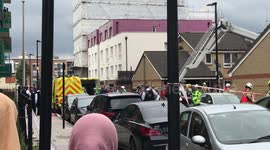 One person killed and others injured after crane collapses onto homes in London