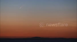 Time Lapse Of Comet NEOWISE Over UK