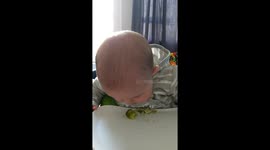 Baby's First Taste of Broccoli Gets Hilarious Reaction