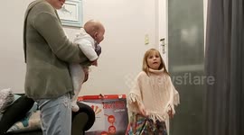Home Disco Gets Sends Baby into Fits of Giggles