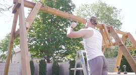 Canadian dad designs and builds playset for daughter as local parks shut due to COVID-19
