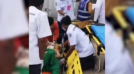 Two girls injured after inflatable banana boat collides with yacht in Thailand