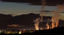 Comet Neowise seen flying through skies above Scotland
