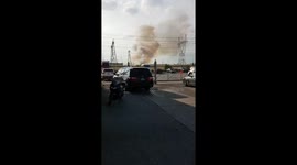 Fire in Brampton, Canada caused by heatwave