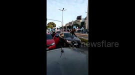 Argentinians protest against their government through heavy traffic