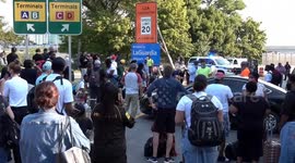 LaGuardia airport in New York evacuated during bomb scare