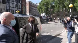 Actor Johnny Depp has arrived back at court on day 4 of his libel trial