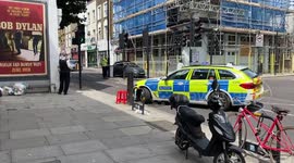 Police cordon off north London road after serious accident