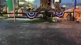 Coastal town in Delaware submerged during flooding from Tropical Storm Fay