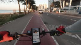 Another episode about Cycling next to the Praia da Costa beach in Vila Velha
