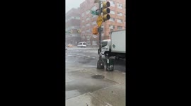 Tropical Storm Fay rolling into NYC with intense rain and wind