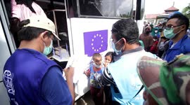 Rohingya refugees in Indonesia move to better temporary shelters