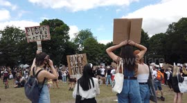 Black Lives Matter Protest Gathering at the Level Brighton Saturday 11/07/2020 part 4