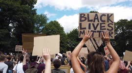 Black Lives Matter Protest Gathering at the Level Brighton Saturday 11/07/2020 part 5