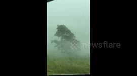 Storm winds from possible tornado blast Minnesota