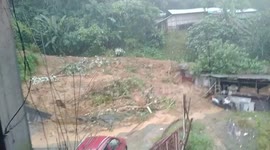 Dramatic landslide caught on camera in northeast India