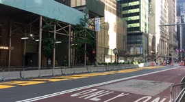 'Black Lives Matter' mural in front of Trump Tower in New York City