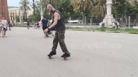 Strangely cool! Are freeline skates the newest street sport trend?