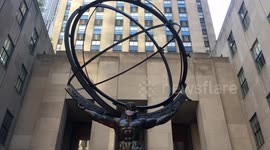 Rockefeller Center's famous statues are wearing face masks in solidarity with New Yorkers. July 12, 2020