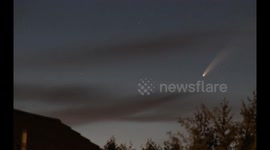 Neowise comet streaks across Hampshire, UK skies