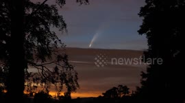 Comet NEOWISE Time Lapse Sequence