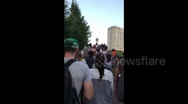Protests continue in Russia's Far East over governor arrest