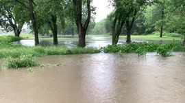 Severe thunderstorms, flash floods hit Ames, Iowa