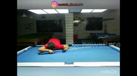 Pool shark pulls off trio of amazing trick shots in Iran