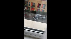 Cyclist damages car after driver refuses to apologise for incident