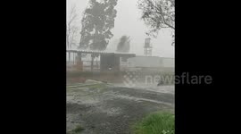 Storm lashes through Mexico with heavy rains and high winds