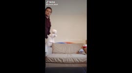 Priest does #takeaseat tiktok challenge