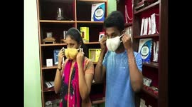 Indian goldsmith creates gold and silver masks to raise awareness on coronavirus protection