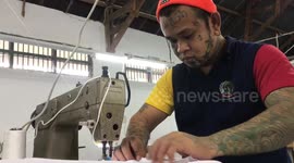 Prisoners in Indonesia drafted to make personal protective equipment