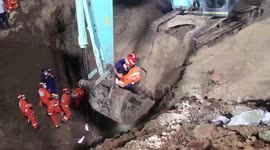 Firefighters rescue toddler who fell into deep tube well in northern China