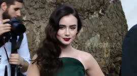 Lily Collins arrived to Glamour Women of the Year Awards 2012 in London, UK