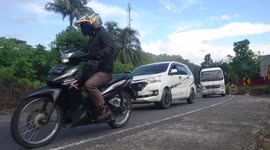 MENGERIKAN !!! Kawasan Bukit Tambun Tulang, hingga Ban Truck yang pecah