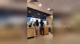 Hong Kong man brutally beats McDonald's staff after being asked to put on face mask
