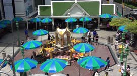 Make a wish at the Erawan Shrine