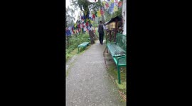 Turning prayer wheels