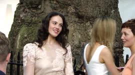 Jessica Brown Findlay arrived to Glamour Women of the Year Awards 2012 in London, UK