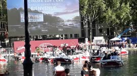 Paris turns the Seine into an open-air cinema for launch of yearly Paris Plages events