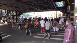 4,000 cyclists ride through Astoria, Queens for Black Lives Matter