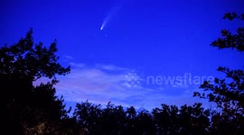 Remarkable 4K timelapse video shows Comet Neowise hurtling through the Pennsylvania night sky