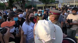 Anti-government protests see scuffles with police in Bangkok, Thailand