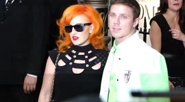 Ana Matronic (L) and Jake Shears arrived to Glamour Women of the Year Awards 2012 in London, UK