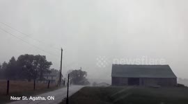Storms rage in Ontario, Canada