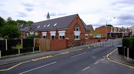 Bungling council workmen are ridiculed after painting 'Keep Clear' signs outside a school which closed TEN years ago
