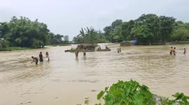 Several districts in Bihar, India affected by major floods